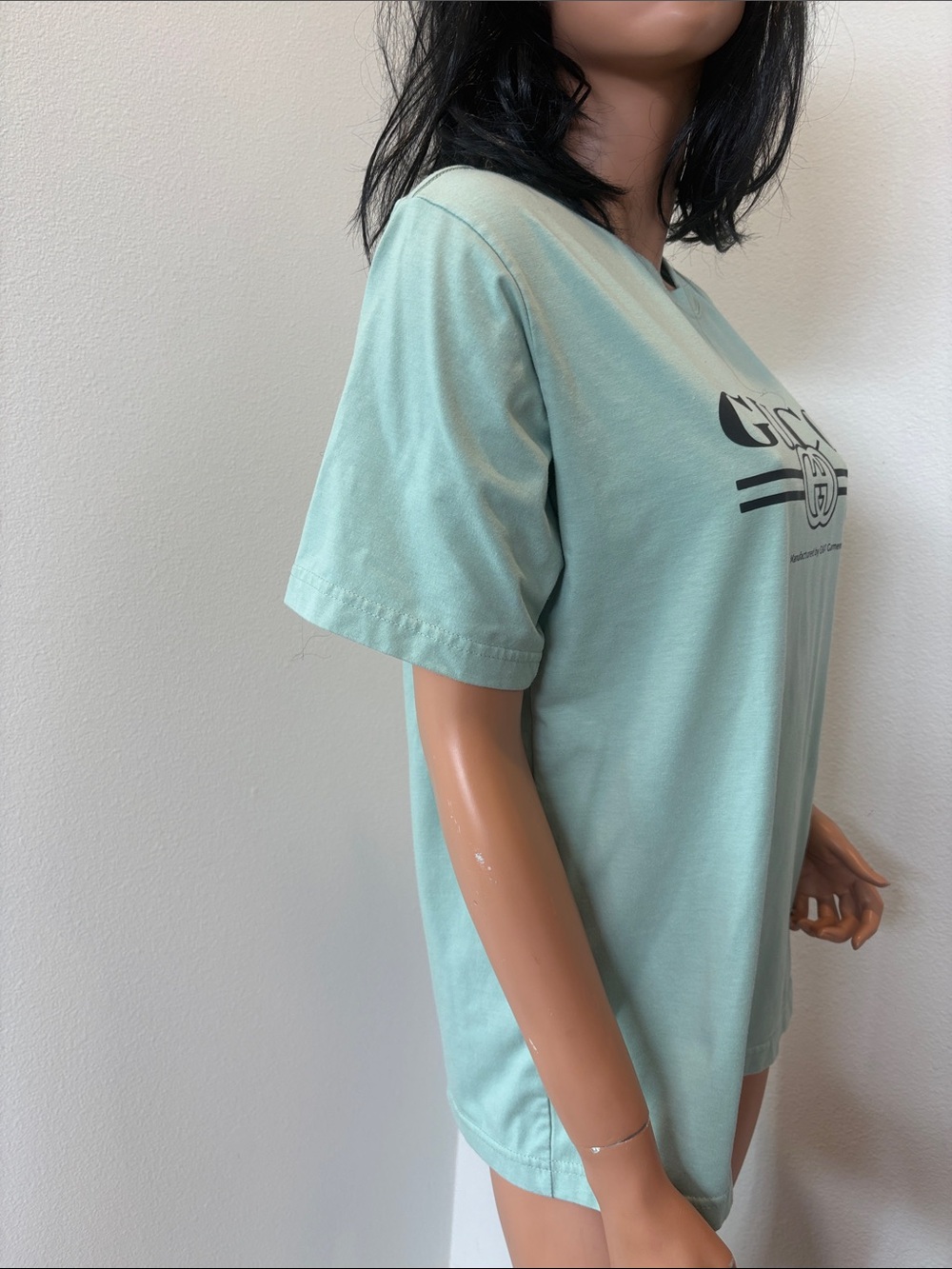 Gucci Mint Green Logo Short Sleeve Tee - Picture 3 of 5